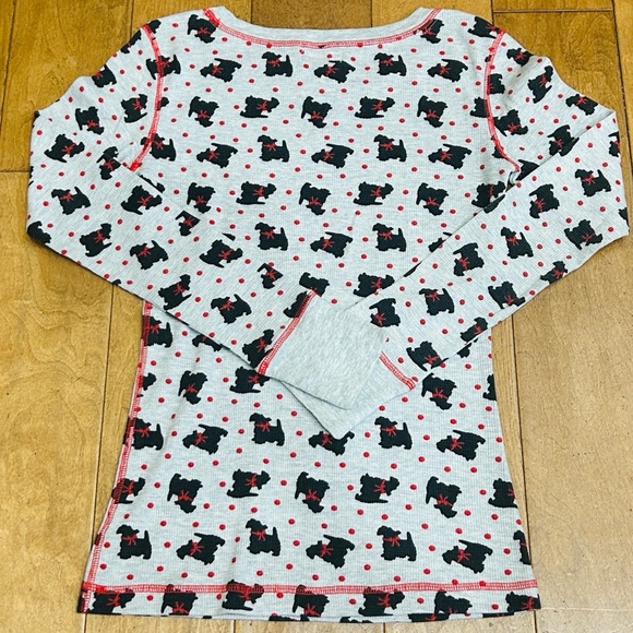 🐕‍🦺Scottie Dog Thermal Y2K Long Sleeve Shirt Small NWOT - Picture 2 of 7